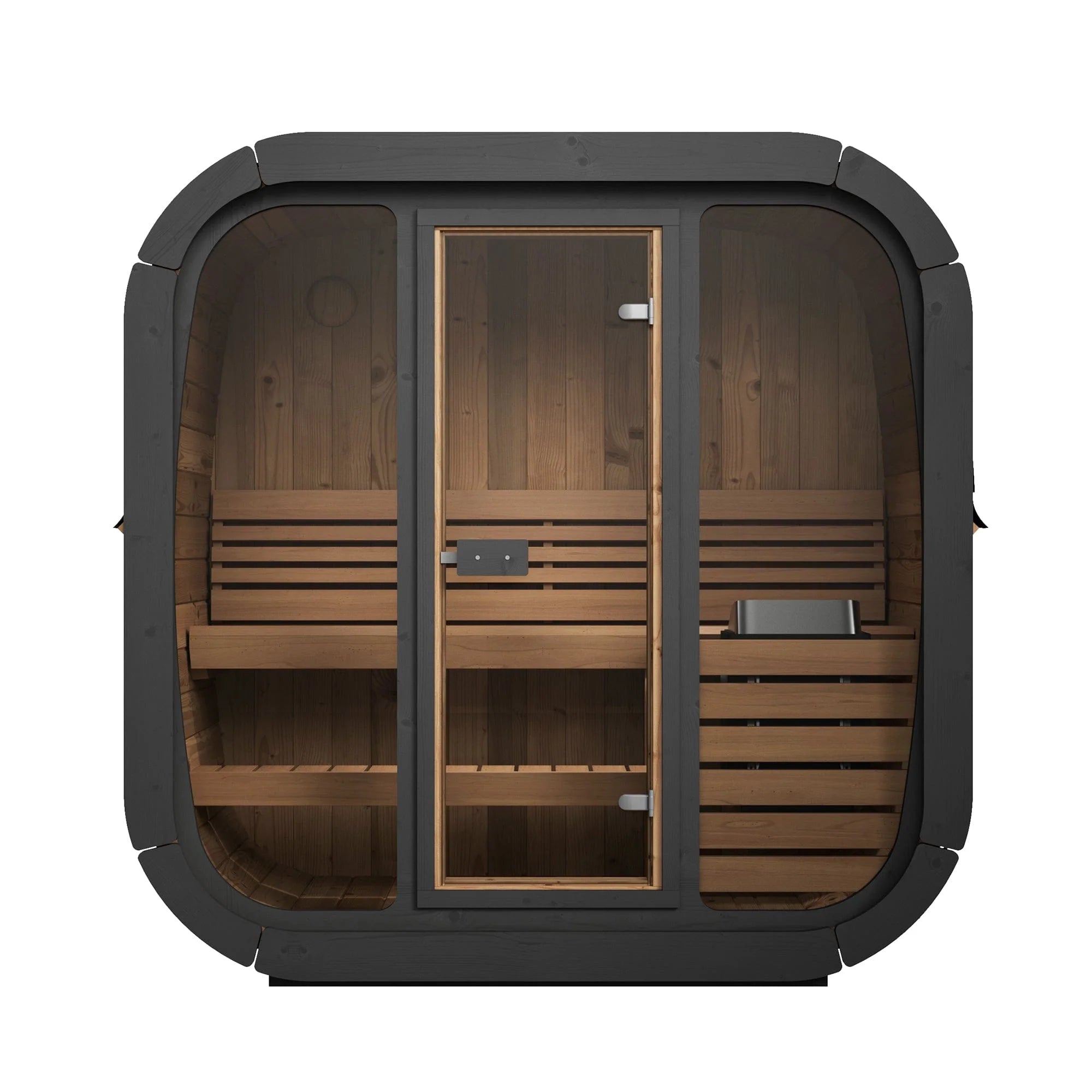 Model CL4G Cube-Series Outdoor Sauna | 3 Persons