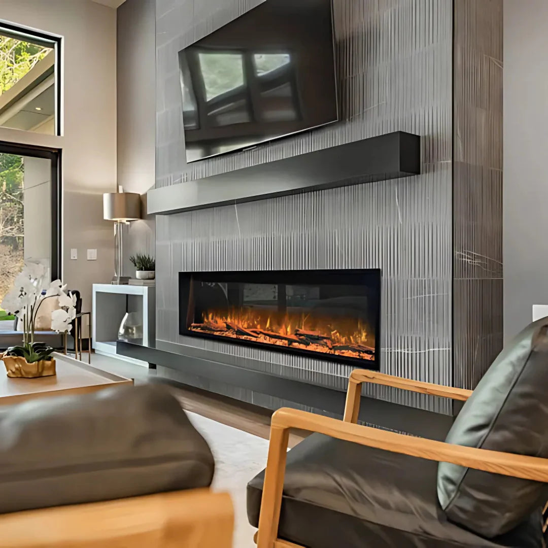 Landscape Pro Slim Built-In Electric Fireplace