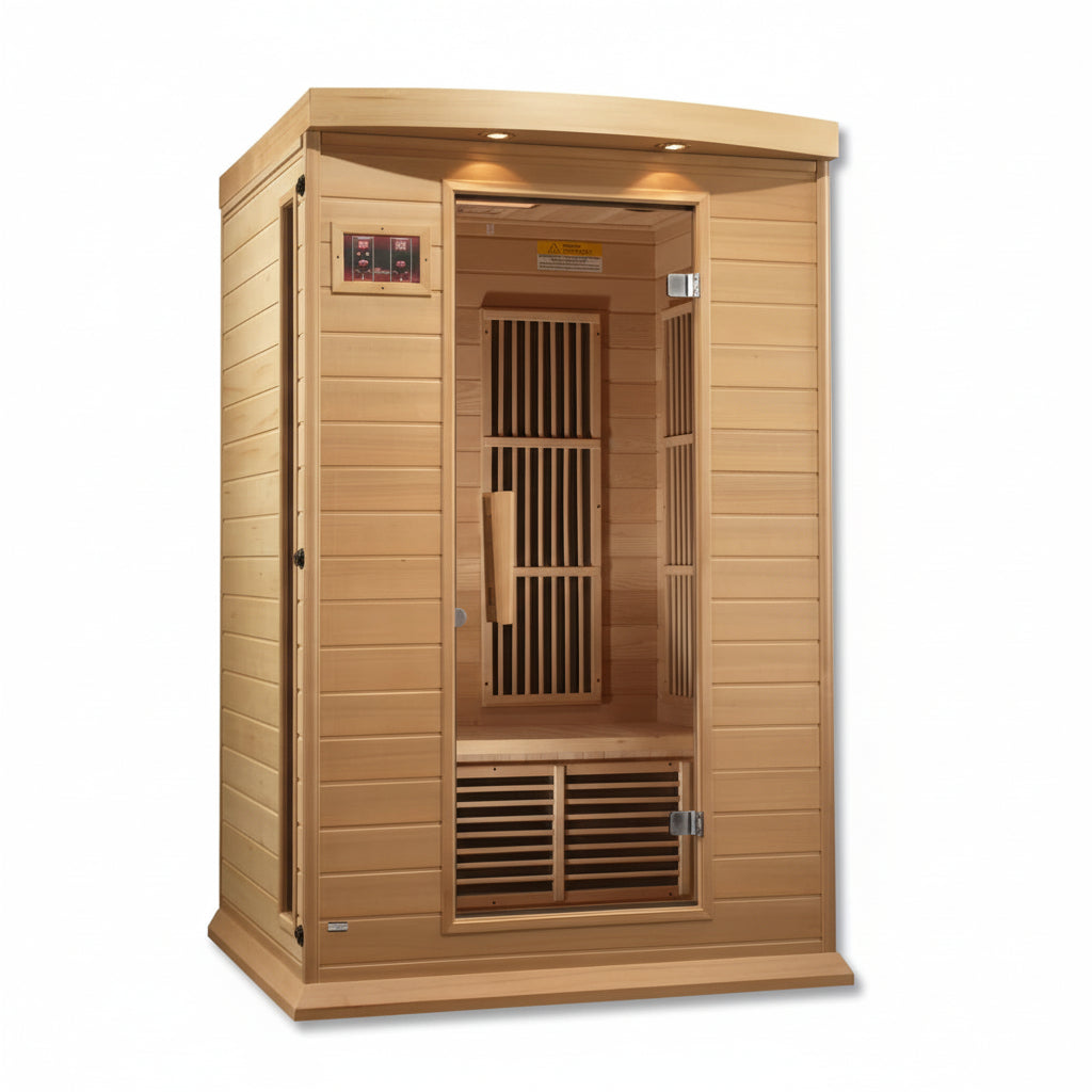 Dynamic Infrared Toulouse 2 Person Bluetooth Compatible FAR Infrared Hemlock Sauna