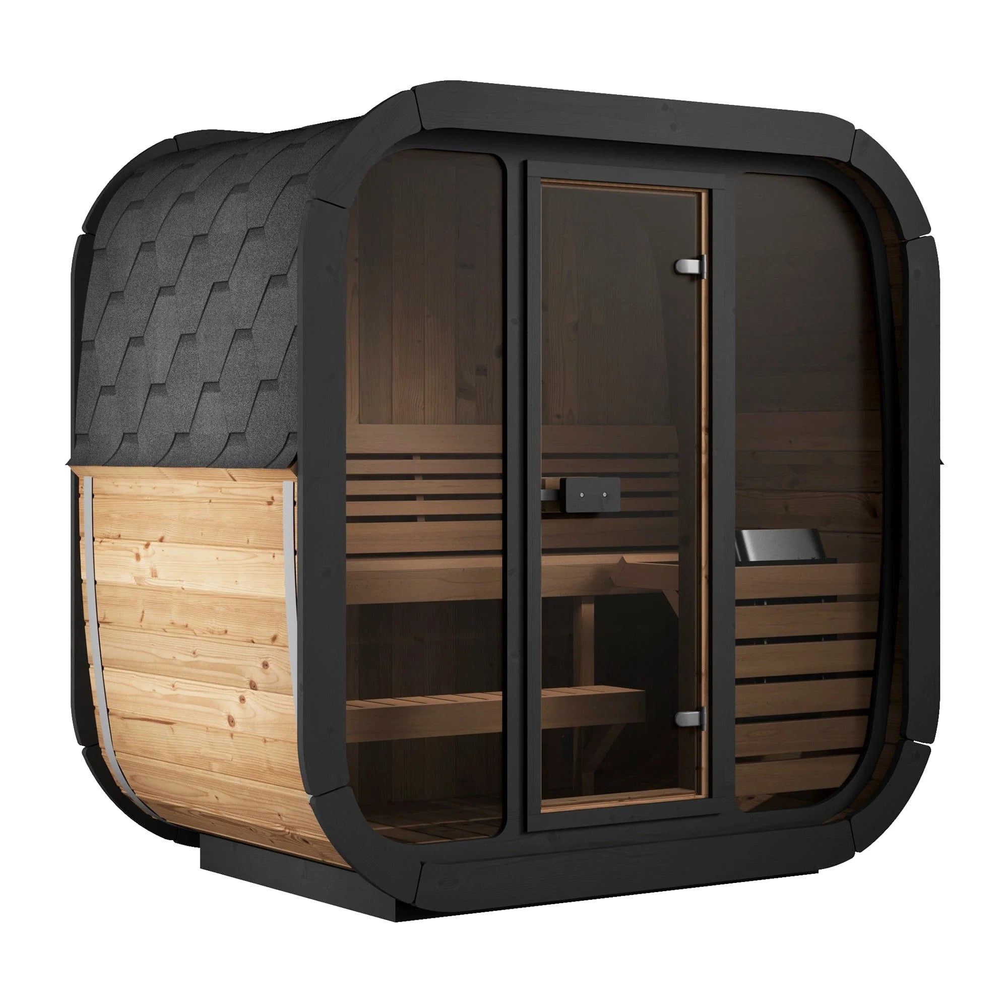 Model CL4G Cube-Series Outdoor Sauna | 3 Persons