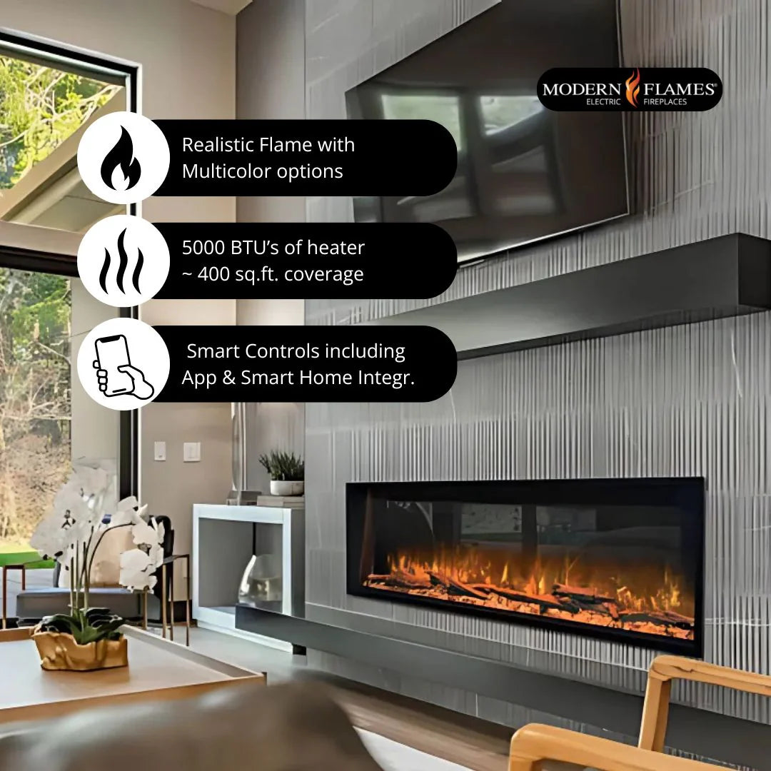 Landscape Pro Slim Built-In Electric Fireplace