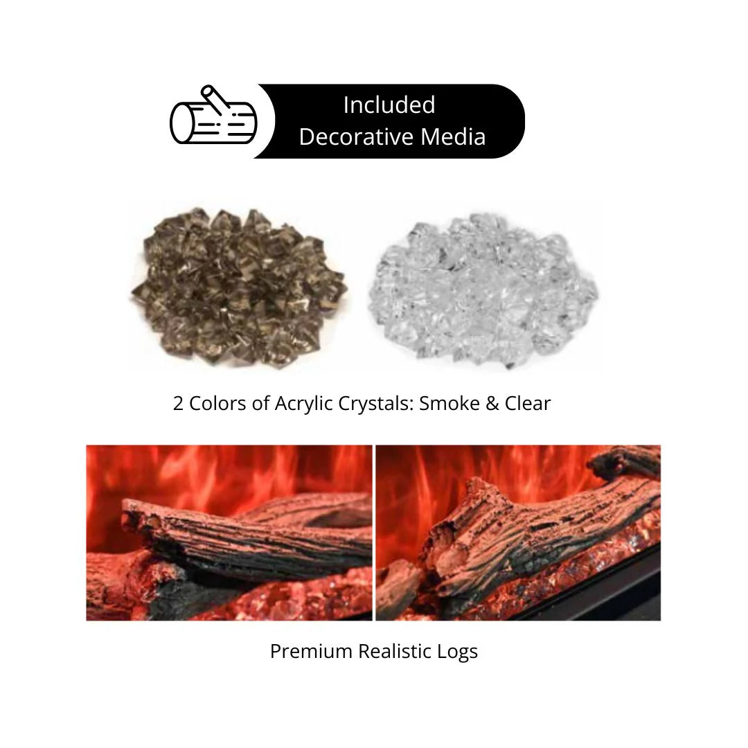 Landscape Pro Slim Built-In Electric Fireplace