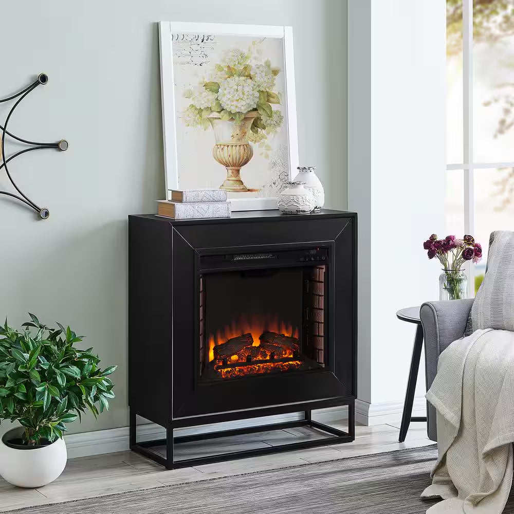 Celesta 33 In. Electric Fireplace in Black