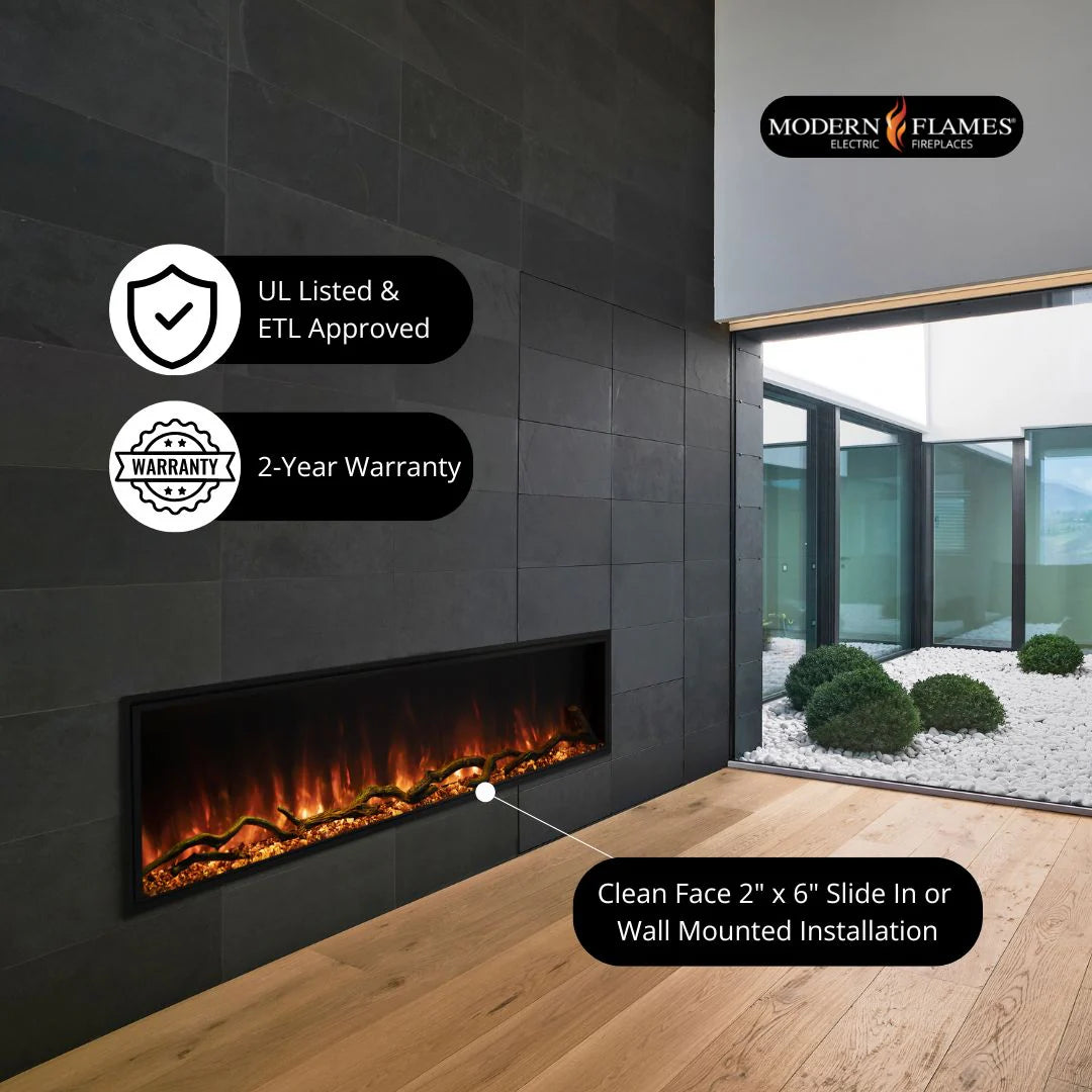 Landscape Pro Slim Built-In Electric Fireplace